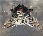 FSD30339 Pirate Welcome Skull Wall Plaque